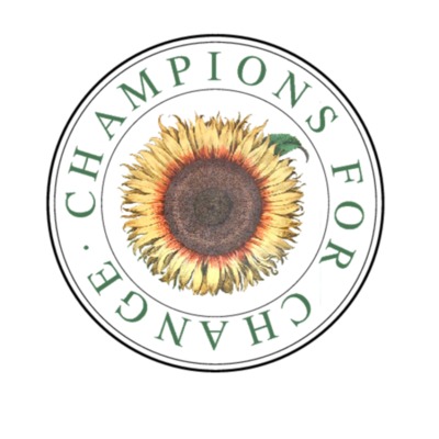 &#039;Champions for change&#039; flyer